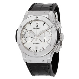 Hublot Classic Fusion Chronograph White Opalin Dial Mens Watch 521.nx.2611.lr