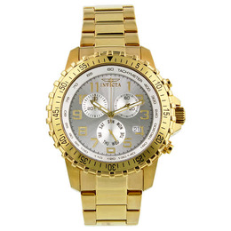 Invicta Specialty Pilot Chronograph Silver Dial Mens Watch 11369