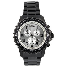 Invicta Specialty Pilot Chronograph Silver Dial Mens Watch 11370