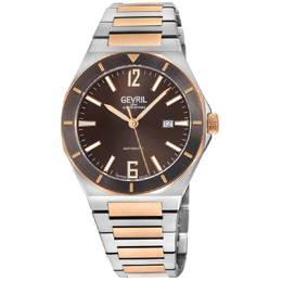 Gevril High Line Automatic Brown Dial Mens Watch 48403b