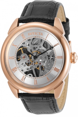 Invicta Automatic Mens Silver Dial Watch with Roman Numerals