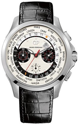 Girard-Perregaux Traveller WW.TC Chronograph Automatic Mens Watch 49700-11-131-bb6c
