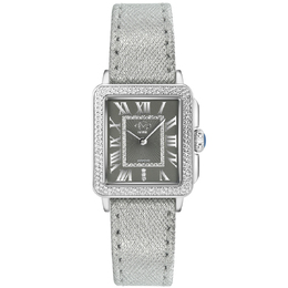 GV2 by Gevril Padova Quartz Diamond Grey Dial Ladies Watch 12301