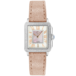 GV2 Gevril Padova Quartz Diamond Pink Dial Ladies Watch 12302