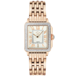GV2 by Gevril Padova 12310B Ladies Quartz Diamond White Dial Watch