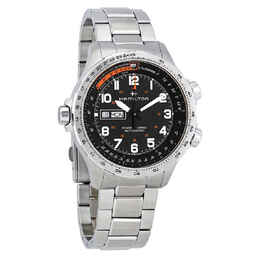 Hamilton Khaki Aviation X-Wind Lefty Black Dial Mens Watch h77755133