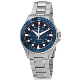 Hamilton Khaki Navy Scuba Automatic Blue Dial Mens Watch h82505140