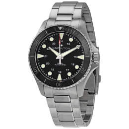 Hamilton Scuba Automatic Black Dial Mens Watch h82515130