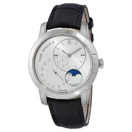 Harry Winston Midnight Silver Dial Automatic Mens Moon Phase Watch midamp42ww003