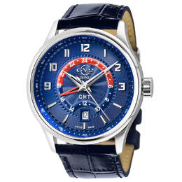 Gevril Giromondo Mens Quartz Blue Dial Watch 42302