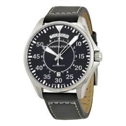 Hamilton Khaki Pilot Automatic Black Dial Mens Watch h64615735