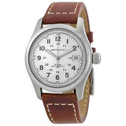 Hamilton Khaki Field Automatic Silver Dial Mens Watch h70455553