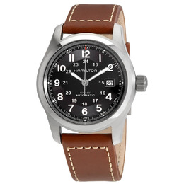 Hamilton Khaki Field Automatic Black Dial Mens Watch h70555533