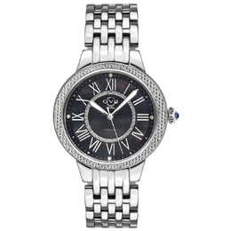 GV2 by Gevril Astor II Quartz Mother of Pearl Dial Diamond Ladies Watch Ref. 9143