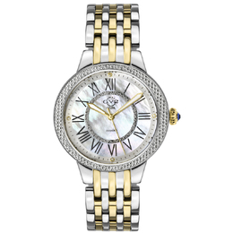 GV2 by Gevril Astor II Quartz Mother of Pearl Dial Diamond Ladies Watch