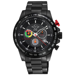 Gevril Scuderia Black Dial Mens Watch 9923b