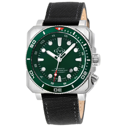 Gevril XO Submarine Automatic Green Dial Mens Watch 4540