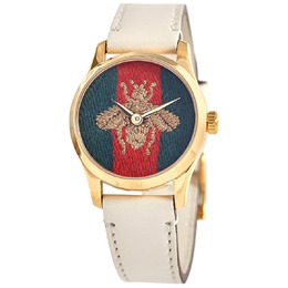 Gucci G-Timeless Quartz Green and Blue Dial Ladies Watch ya1265009