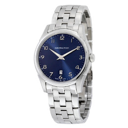 Hamilton Jazzmaster Thinline Blue Dial Mens Watch h38511143