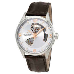 Hamilton Jazzmaster Open Heart Silver Dial Mens Watch h32705551