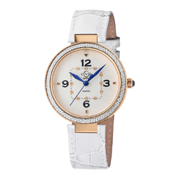 Gevril Piemonte 14202-3 GV2 - Ladies Quartz Watch White Dial