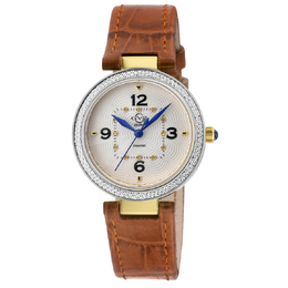 Gevril Piemonte Quartz White Dial Ladies Watch 14200-3