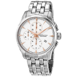 Hamilton Jazzmaster Chronograph Automatic Silver Dial Mens Watch h32586111