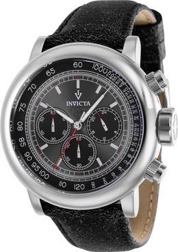 Invicta Vintage GMT Chronograph Black Dial Mens Watch 39032