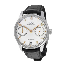 IWC Portugieser Automatic Silver Dial Mens Watch iw500704