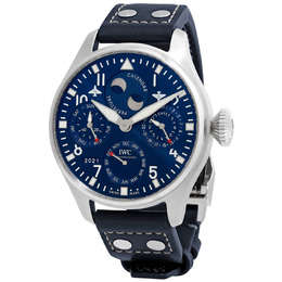 IWC Big Pilot Perpetual Automatic Blue Dial Mens Watch iw503605