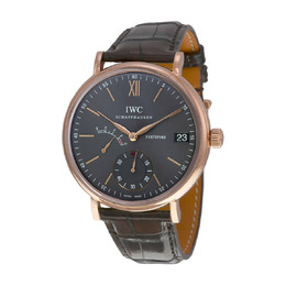 IWC Portofino Hand Wind Grey Dial 18 kt Rose Gold Mens Watch 5101-04 iw510104