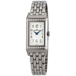 Jaeger LeCoultre Reverso Diamond Silver Dial Ladies Watch q3288120