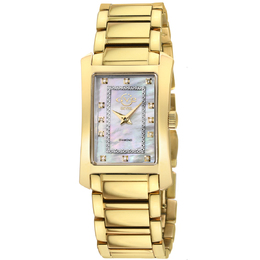 Gevril Luino Diamond Mother of Pearl Dial Ladies Watch 14602b