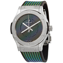 Hublot Classic Fusion Automatic Cruz Diez Pattern Dial Mens Watch 511.nx.8900.vr.czd19