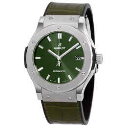 Hublot Classic Fusion Automatic Green Dial Mens Watch 511.nx.8970.lr