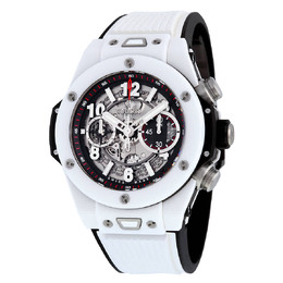 Hublot Big Bang UNICO Mat Black Dial Ceramic Chronograph Mens Watch 411.hx.1170.rx