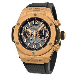 Hublot Big Bang Skeleton Dial 18kt Rose Gold Mens Watch 411OX1180RX 411.ox.1180.rx