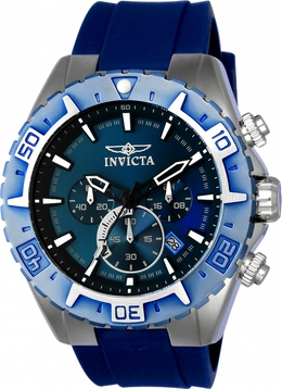 Invicta Aviator Chronograph Blue Dial Mens Watch 22522