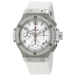 Hublot Big Bang Automatic Chronograph White Dial White Rubber unisex Watch 342SE230RW114 342.se.230.rw.114