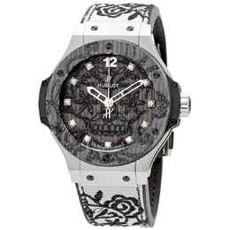 Hublot Big Bang Broderie Automatic Diamond Mens Watch 343.ss.6570.nr.bsk16