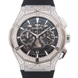 Hublot Classic Fusion Aerofusion Orlinski Titanium Pave Chronograph Automatic Mens Watch 525.NX.0170.RX.1804.ORL18 525.nx.0170.rx.1704.orl18