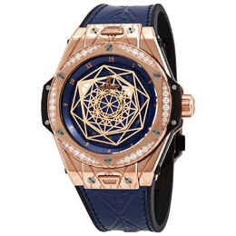 Hublot Big Bang Sang Bleu Blue Dial Ladies Watch 465.os.7189.vr.1204.mxm19