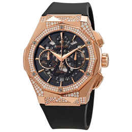 Hublot Classic Fusion Orlinksi Chronograph Automatic Diamond Black Dial Mens Watch 525.ox.0180.rx.1804.orl19