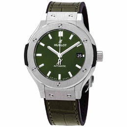 Hublot Classic Fusion Automatic Green Dial Mens Watch 565.nx.8970.lr