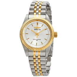 Invicta 29401 Silver Dial Two-tone Ladies Watch