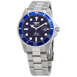 Invicta Pro Diver 33267: Blue Dial Stainless Steel Quartz Men's Watch