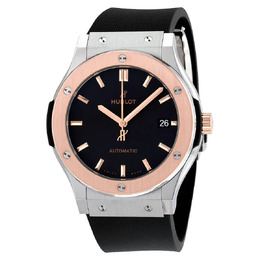 Hublot Classic Fusion Black Dial Black Rubber Mens Watch 511.no.1181.rx