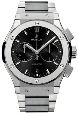 Hublot Classic Fusion Mat Black Dial Automatic Mens Chronograph Watch 541.nx.1171.nx