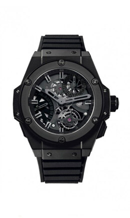 Hublot King Power Tourbillon GMT Skeleton Dial Ceramic Automatic Mens Watch 706.ci.1110.rx