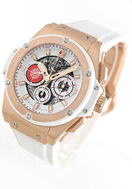 Hublot King Power Costa Smeralda Matte White Chronograph Dial Mens Watch 710OE2123GRPCM12 710.oe.2123.gr.pcm12